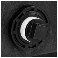 Stock Tank, 69" D x 63.25" W x 25" H, 2500 lbs. Capacity, Black Equipment World