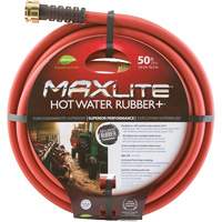 Hot Water Hose, Rubber, 5/8" dia. x 50' L Equipment World