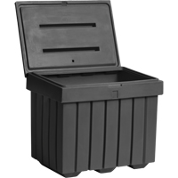 Economy Salt Sand Storage Container, 32" x 23" x 27-1/2", 10 cu. Ft., Grey Equipment World