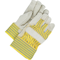 Fitters Gloves with Patch Palm, One Size, Grain Cowhide Palm, Fleece Inner Lining Equipment World