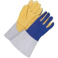 Gants pour soudeur TIG avec poignet de 5,5", Cuir fleur de daim, Taille 10 Equipment World