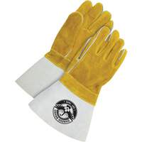 Gants pour soudeur avec poignet de 5", Cuir de vache refendu, Taille Taille unique Equipment World