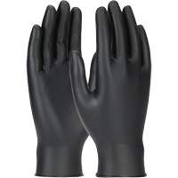 Gants jetables ambidextres Grippaz Skins, Grand, Nitrile, 6 mils, Sans poudre, Noir Equipment World