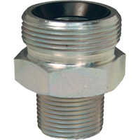 Boss Ground Joint Spud, Iron, 2", Male NPT Equipment World