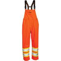 Journeyman&reg; 300D Bib Pants, Polyester, Large, High Visibility Orange Equipment World