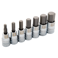 Standard Metric Socket Set, 7 Pcs Equipment World