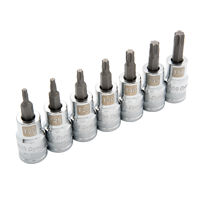 Standard Length Socket Set, Torx&reg;, 1/2" Drive, 7 Pcs Equipment World