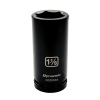 SAE Socket, Impact, 3/4", 3/4" Drive, 6 Points, Deep Equipment World