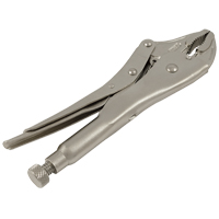 Locking Pliers, 7" Length, Curved Jaw Equipment World