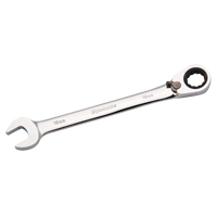 Reversible Combination Ratcheting Wrench, 12 Point, 8mm, Chrome Finish Equipment World