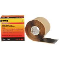 Scotch&reg; Rubber Mastic Tape 2228, 50.8 mm (2") x 3 m (10'), Black Equipment World