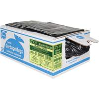 2600 Series Industrial Garbage Bags, Regular, 24" W x 22" L, Black Equipment World