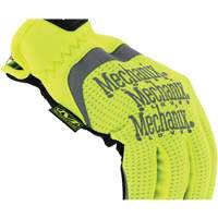 FastFit&reg; High-Visibility Work Gloves, Synthetic Palm, Size Medium/9 Equipment World