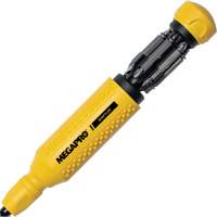 Original SHAFTLOK 15-in-1 Multi-Bit Screwdriver, 8-37/50" L, Textured Handle Equipment World