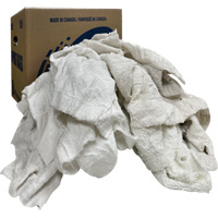 Wiper Rags Box, Terrycloth, White, 10 lbs. Equipment World