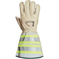 Gants de monteur de lignes pour lhiver avec bandes r&eacute;fl&eacute;chissantes 6" Endura, Moyen, Paume en Cuir de cheval, Doublure en Thinsulate Equipment World