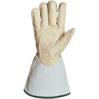Gants de monteur de lignes pour lhiver avec bandes r&eacute;fl&eacute;chissantes 6" Endura, Moyen, Paume en Cuir de cheval, Doublure en Thinsulate Equipment World
