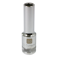Metric Socket, 10 mm, 1/2" Drive, 6 Points, Deep Equipment World