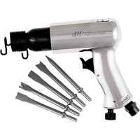 Air Hammer with Chisel Set, 3 CFM, 1/4" NPT, 3500 BPM, 11/16" x 2-5/8" (17.46mm x 66.68mm) Equipment World