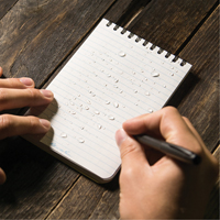 Carnet de notes de poche &agrave; spirale, Couverture souple, Jaune, 100 Pages, 4" , 6"  Equipment World