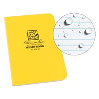 Livre m&eacute;mo, Couverture souple, Jaune, 112 Pages, 3-1/2" , 5"  Equipment World