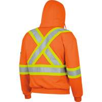 338SF Flame-Resistant Zip Style Hoodie, Men's, X-Large, High Visibility Orange, 22 cal/cm² Equipment World