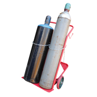 Cylinder Cart, Mold-on Rubber Wheels, 25-1/2"W x 7"L Base, 350 lbs. Equipment World