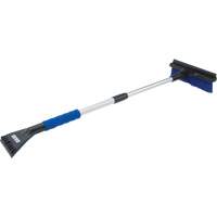 Snow Brush, Telescopic, Polypropylene Blade, 32-1/2" Long, Blue Equipment World