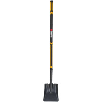 Pro Square Point Shovel, Fibreglass, Tempered Steel Blade, Straight Handle, 48" Long Equipment World