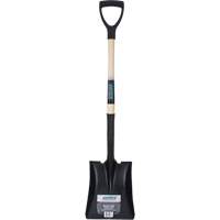 Square Point Shovel, Hardwood, Tempered Steel Blade, D-Grip Handle, 29" Long Equipment World