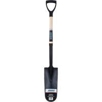 Drain Spade Shovel, Tempered Steel, 14" x 6" Blade, 30" L, D-Grip Handle Equipment World