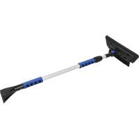 Snow Brush, Telescopic, EVA Foam Blade, 48" Long, Black/Blue Equipment World
