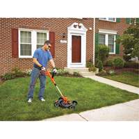 3-in-1 Compact Mower, Push Walk-Behind, Electric, 12" Cutting Width Equipment World