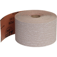 Rouleau de papier abrasif PSA sans chargement, Oxyde d'aluminium, 2-3/4" la x 135' lo, Grain 220 Equipment World