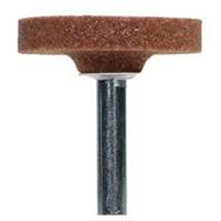 Vitrified Bond Mounted Points, W235, Aluminum Oxide, 1-1/2" Dia., 1/4" L, 60 Grit Equipment World