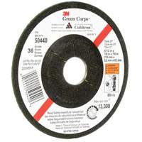 Green Corps Flexible Grinding Wheel, 4-1/2" x 1/8", 7/8" Arbor, Ceramic, Type 27 Equipment World