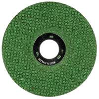 Green Corps Flexible Grinding Wheel, 4-1/2" x 1/8", 7/8" Arbor, Ceramic, Type 27 Equipment World