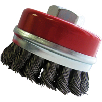 Bridled Cup Brushes, 3" Dia. x 5/8"-11 Arbor Equipment World