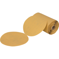 Stikit 216U Gold Paper Disc Roll, 6" Dia., P360 Grit, Aluminum Oxide Equipment World