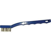 Petites brosses de nettoyage, Acier inoxydable, 3 x 7 rangs de fils, Longueur 7-3/4" Equipment World