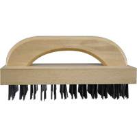 Brosses bloc de boucher &agrave; fils plats, Fil en acier plat, 8 x 12 rangs de fils, Longueur 9" Equipment World