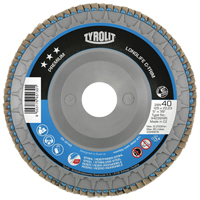 Heavy-Duty C-Trim Flap Disc, 6" x 7/8", Type 29, 40 Grit, Zirconium Equipment World