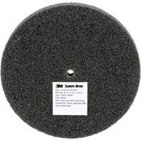 Scotch-Brite EXL Unitized Wheel, 5" x 1/2", 1/4" Arbor, Fine Grit, Silicon Carbide Equipment World