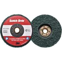 Scotch-Brite Clean & Strip XT Pro Extra Cut Disc, 4-1/2" Dia., Extra Coarse Grit, Aluminum Oxide Equipment World