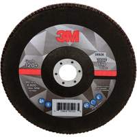 Disque &agrave; lamelles &agrave; changement rapide 769F, 7" x 7/8", Type 27, Grain 120+, Oxyde d'aluminium/C&eacute;ramique Equipment World