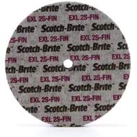 Scotch-Brite EXL Unitized Wheel, 6" x 1/4", 1/4" Arbor, Fine Grit, Silicon Carbide Equipment World