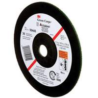 Green Corps Depressed Centre Wheel, 7" x 1/8", 7/8" Arbor, Ceramic, Type 27 Equipment World