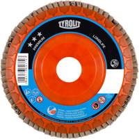 Premium LongLife Flap Disc, 4-1/2" x 7/8", Type 27, 120 Grit, Zirconium Equipment World