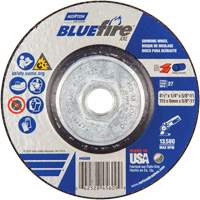 Meule XXL BlueFire, 4-1/2" x 1/4", Arbre 5/8", C&eacute;ramique d'alumine, Type 27 Equipment World