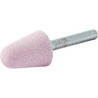 Vitrified Bond Mounted Point, A5, Aluminum Oxide, 3/4" Dia., 1-1/8" L, 80 Grit Equipment World